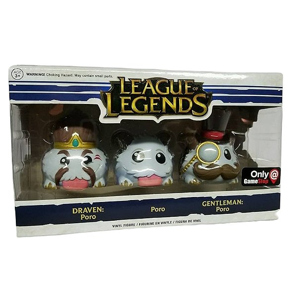 Funko Pop! Games League Of Legends Draven Poro Gentleman 3 Pack Exclusivo