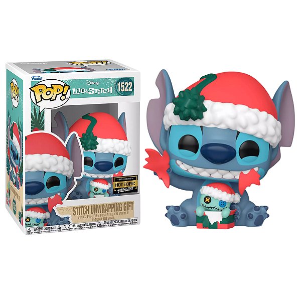 Funko Pop! Disney Lilo & Stitch Stitch Unwrapping Gift 1522 Exclusivo