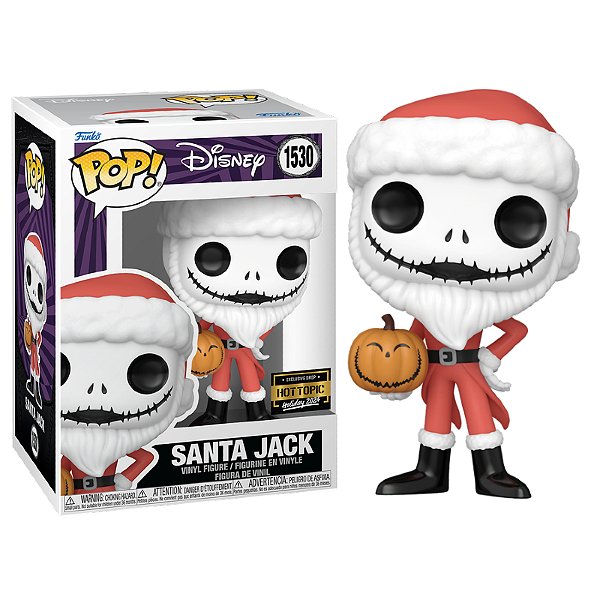 Funko Pop! Disney O Estranho Mundo de Jack Santa Jack 1530 Exclusivo