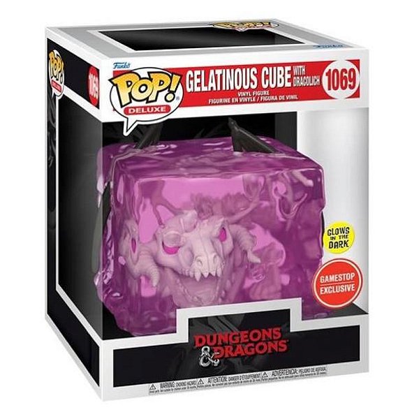 Funko Pop! Games Dungeons & Dragons Gelatinous Cube 1069 Exclusivo Glow
