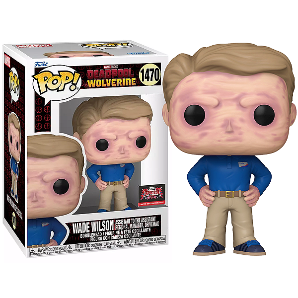 Funko Pop! Marvel Deadpool & Wolverine Wade Wilson 1470 Exclusivo