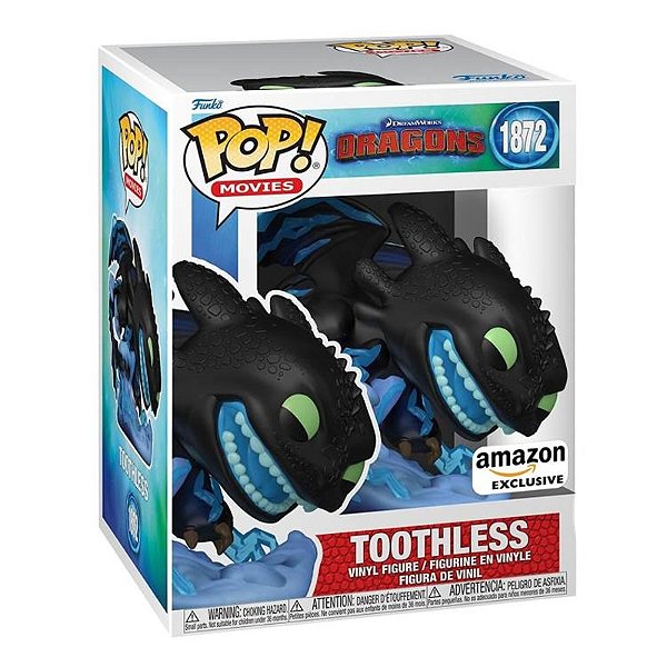 Funko Pop! Filme Disney Como Treinar o Seu Dragão Toothless 1872 Exclusivo