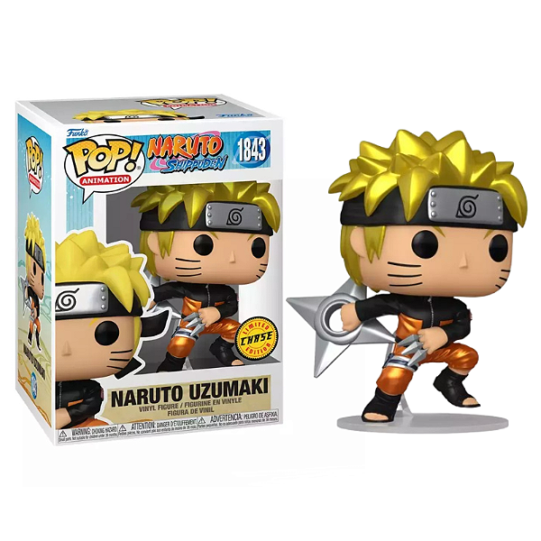 Funko Pop! Animation Naruto Shippuden Naruto Uzumaki 1843 Exclusivo Chase