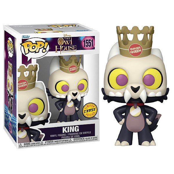 Funko Pop! Disney A Casa Da Coruja The Owl House King 1551 Exclusivo Chase