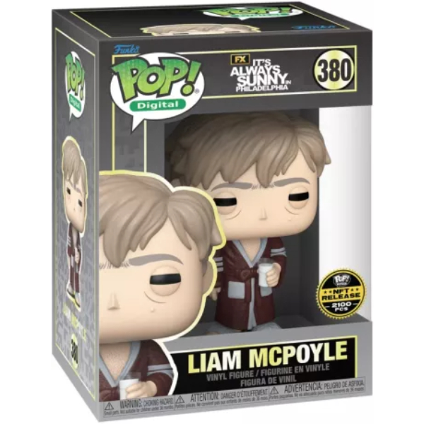 Funko Pop! Digital NFT It's Always Sunny in Philadelphia Liam Mcpoyle 380 Exclusivo