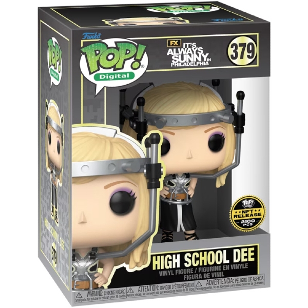 Funko Pop! Digital NFT It's Always Sunny in Philadelphia High School Dee 379 Exclusivo