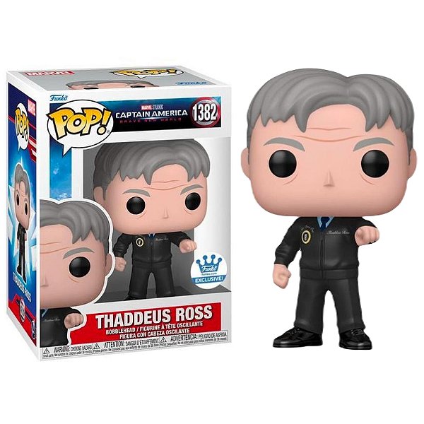 Funko Pop! Marvel Capitão America / Captain America Thaddeus Ross 1382 Exclusivo
