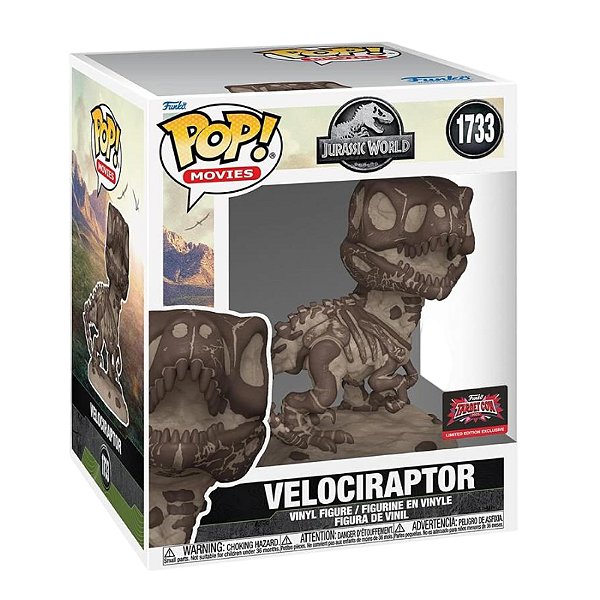 Funko Pop! Filme Jurassic World Velociraptor 1733 Exclusivo