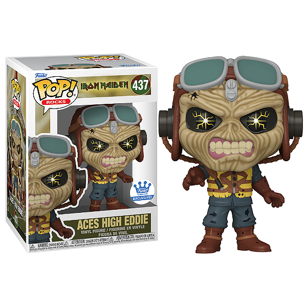 Funko Pop! Rocks Iron Maiden Aces High Eddie 437 Exclusivo