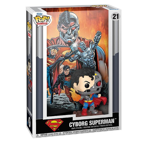 Funko Pop! Album Comic Covers DC Comics Cyborg Superman 21
