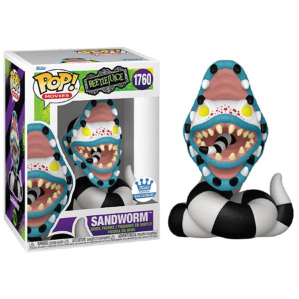 Funko Pop! Filme Beetlejuice / Os Fantasmas Se Divertem Sandworm 1760 Exclusivo