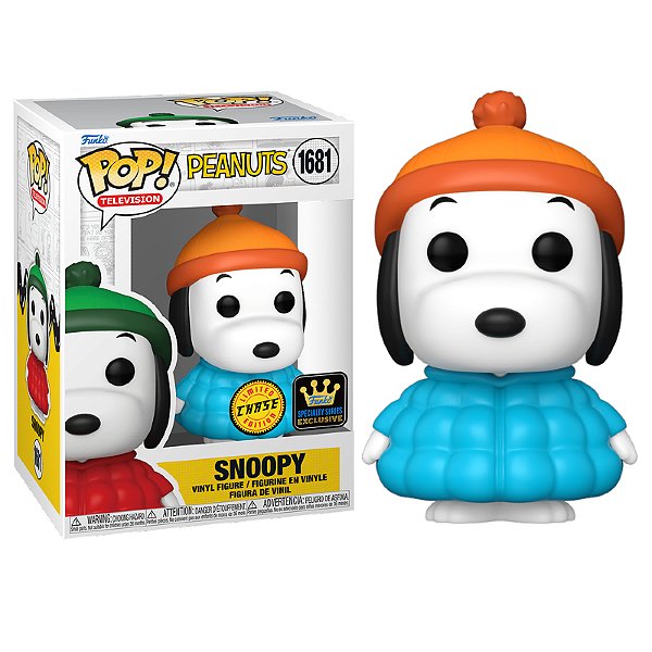Funko Pop! Television Peanuts Snoopy 1681 Exclusivo Chase