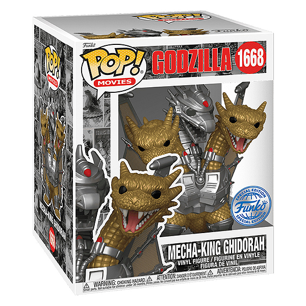 Funko Pop! Filme Godzilla Mecha-King Ghidora 1668 Exclusivo