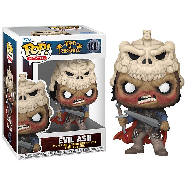 Funko Pop! Filme Uma Noite Alucinante 3 Army Of Darkness Evil Ash 1881