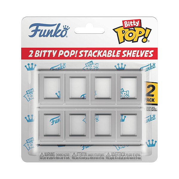 Funko Bitty Pop! Stackable Shelves Prateleiras Empilhaveis Para Bitty Pop 2 Pack