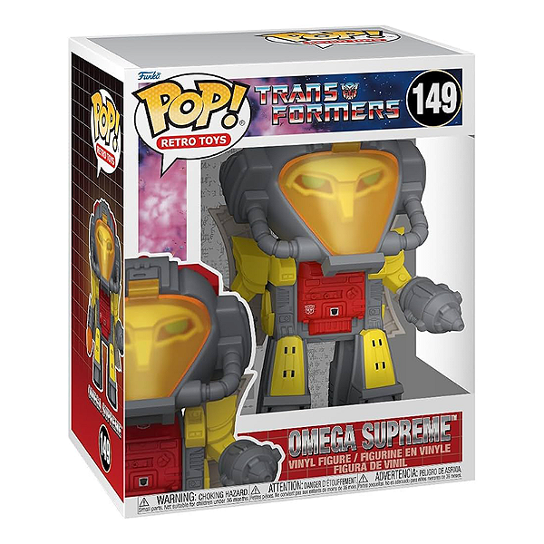 Funko Pop! Retro Toys Transformers Omega Supreme 149 6 Polegadas