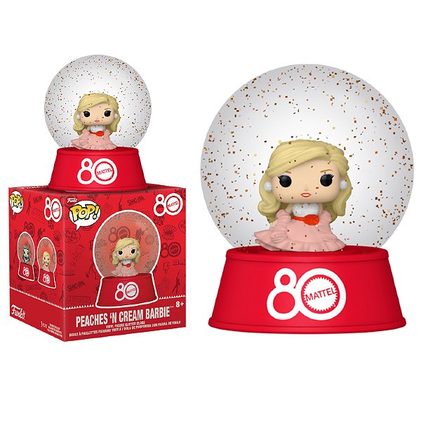 Funko Bitty Pop! Mattel Snow Globes Peaches n Cream Barbie