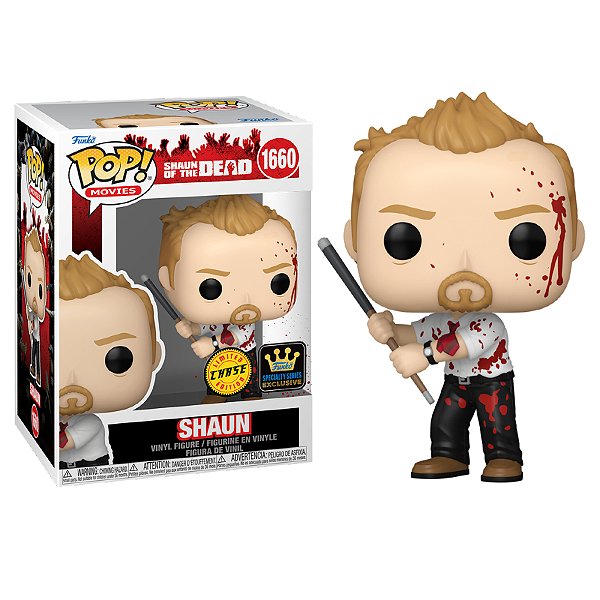 Funko Pop! Filme Todo Mundo Quase Morto Shaun 1660 Exclusivo Chase