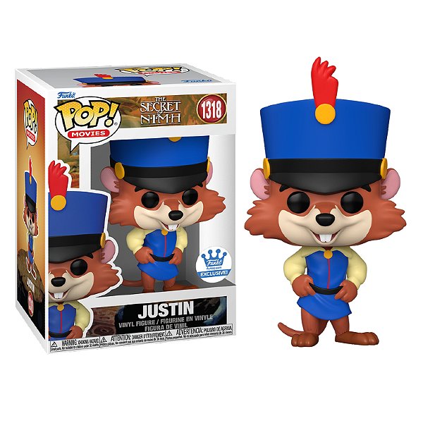 Funko Pop! Filme A Ratinha Valente Justin 1318 Exclusivo