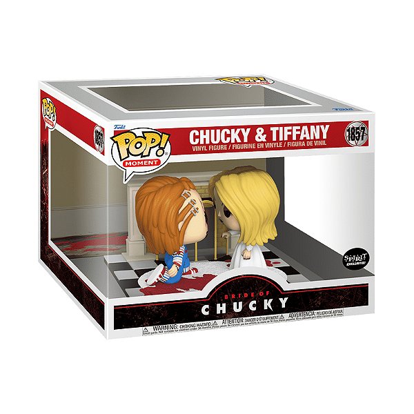 Funko Pop! Moment Terror A Noiva do Chucky And Tiffany 1857 Exclusivo