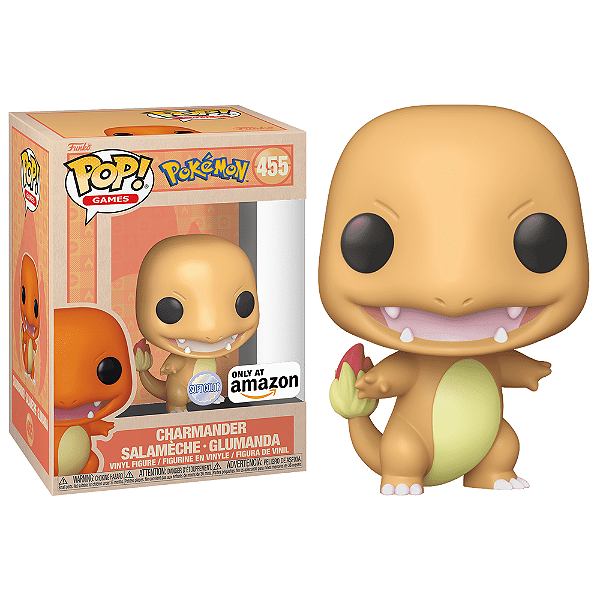 Funko Pop! Games Pokemon Charmander 455 Exclusivo Soft Color