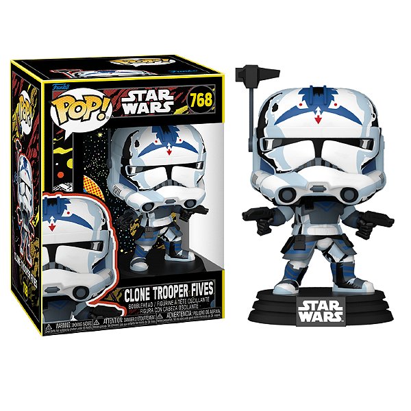 Funko Pop! Television Star Wars Clone Trooper Fives 768