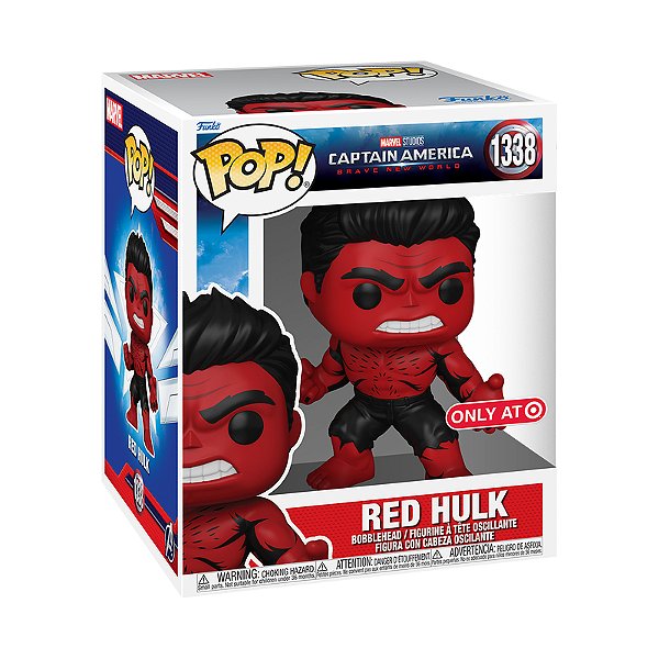 Funko Pop! Marvel Captain America Red Hulk 1338 Exclusivo