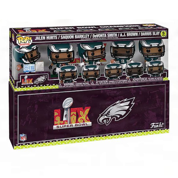 Funko Pop! Football NFL Philadelphia Eagles Super Bowl 5 Pack
