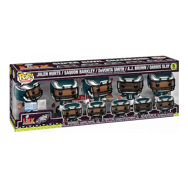 Funko Pop! Football NFL Philadelphia Eagles Super Bowl 5 Pack