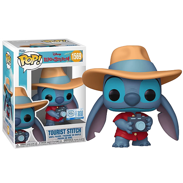 Funko Pop! Disney Lilo & Stitch Tourist Stitch 1569 Exclusivo