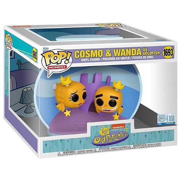 Funko Pop! Television Os Padrinhos Magicos Cosmo & Wanda As Goldfish 1693 Exclusivo