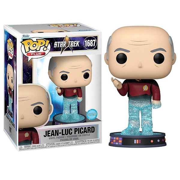 Funko Pop! Plus Star Trek Jean-Luc Picard 1687 Exclusivo Glitter