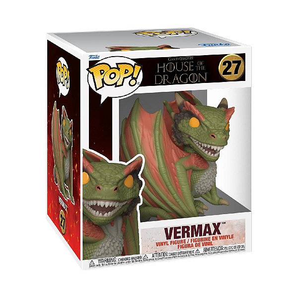 Funko Pop! Television House Of The Dragon / A Casa do Dragão Vermax 27