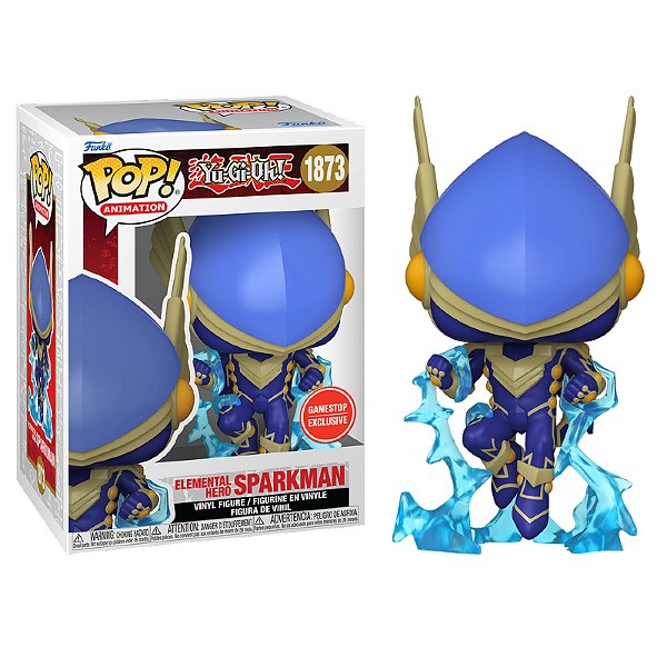 Funko Pop! Animation Yu-Gi-Oh! Elemental Hero Sparkman 1873 Exclusivo