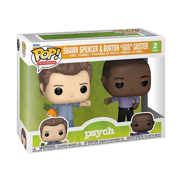 Funko Pop! Television Psych Spencer And Burton Gus Guster 2 Pack