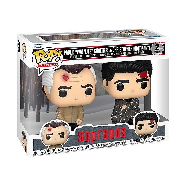 Funko Pop! Television The Sopranos Paulie Walnuts Gualtieri & Christopher Moltisanti 2 Pack