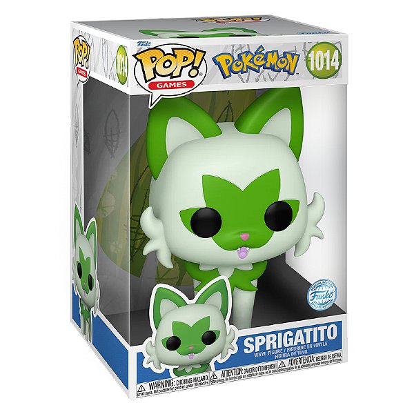 Funko Pop! Games Pokemon Sprigatito 1014 Exclusivo 10 Polegadas