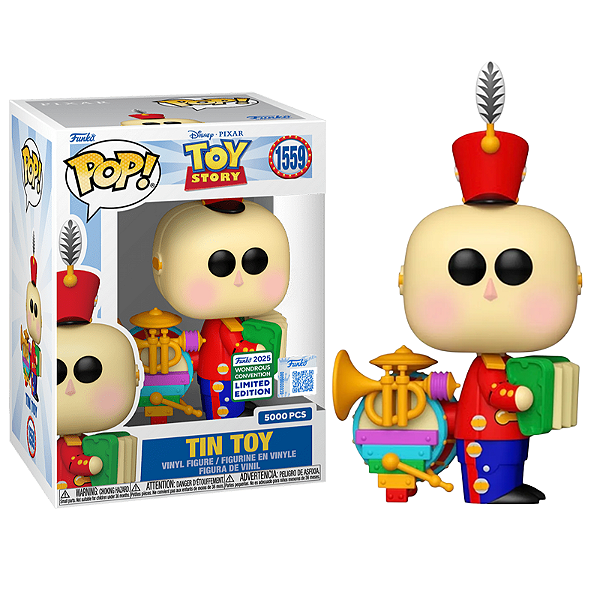 Funko Pop! Disney Toy Story Tin Toy 1559 Exclusivo 5000 Pcs