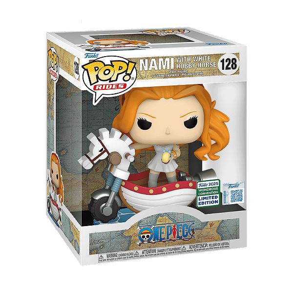 Funko Pop! Animation One Piece Nami With White Hobby Horse 128 Exclusivo