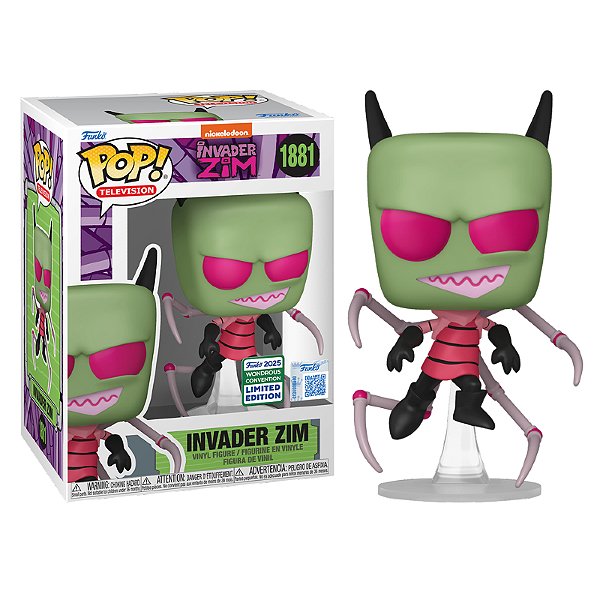 Funko Pop! Television Nickelodeon Invader Zim 1881 Exclusivo
