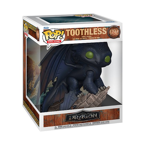 Funko Pop! Deluxe Filme Disney Como Treinar o Seu Dragao Toothless 1792