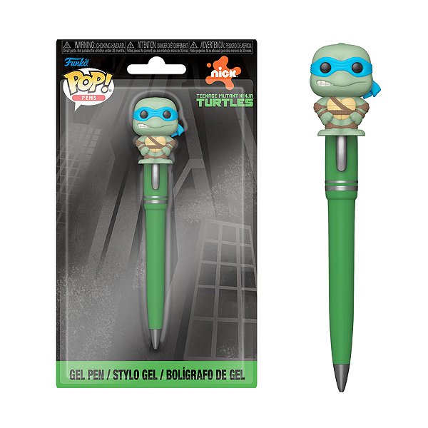 Funko Pop Pen! Caneta Teenage Mutant Ninja Turtles Leonardo