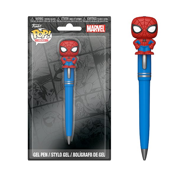 Funko Pop Pen! Caneta Marvel Homen Aranha Spider-Man