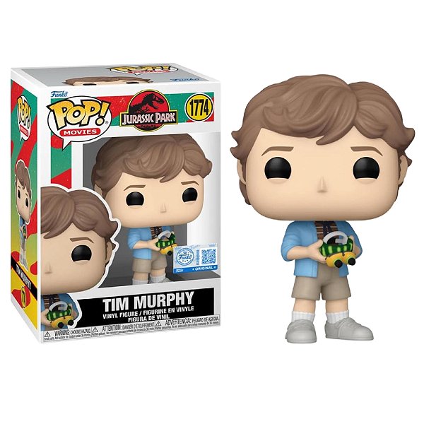 Funko Pop! Filme Jurassic Park Tim Murphy 1774 Exclusivo