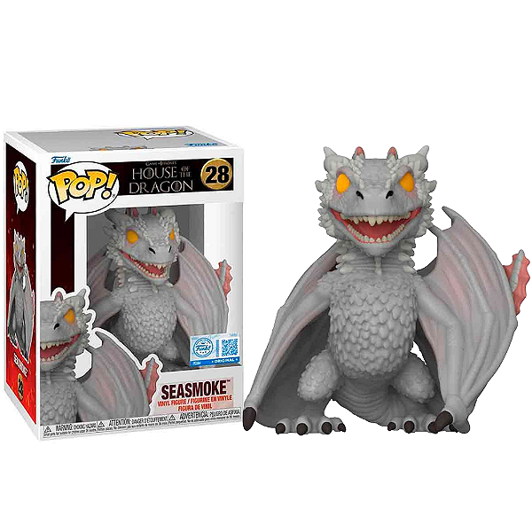 Funko Pop! Television House Of The Dragon / A Casa do Dragão Seasmoke 28 Exclusivo