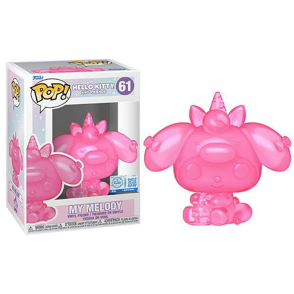 Funko Pop! Animation Hello Kitty My Melody 61 Exclusivo Translucent