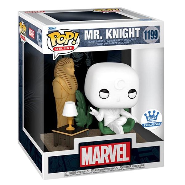Funko Pop! Deluxe Marvel Moon Knight / Cavaleiro da Lua Mr. Knight 1199 Exclusivo