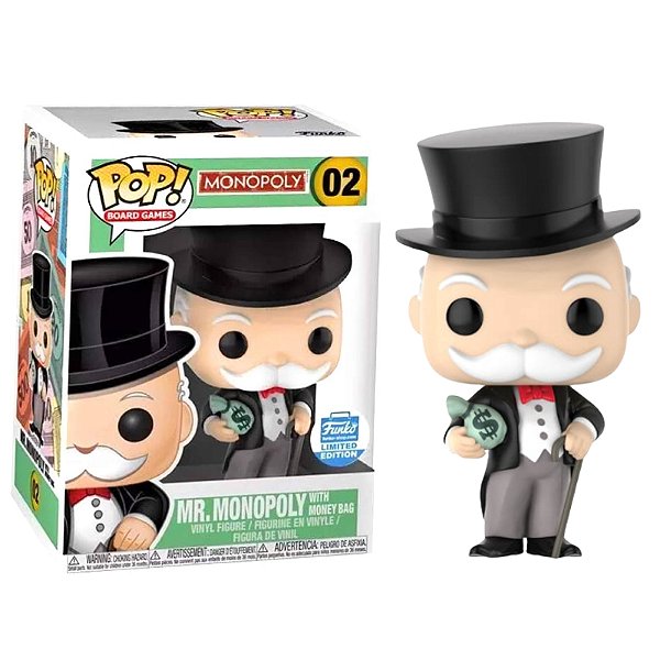 Funko Pop! Board Games Monopoly Mr Monopoly 02 Exclusivo