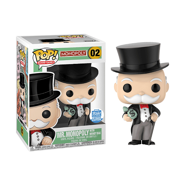 Funko Pop! Board Games Monopoly Mr Monopoly 02 Exclusivo