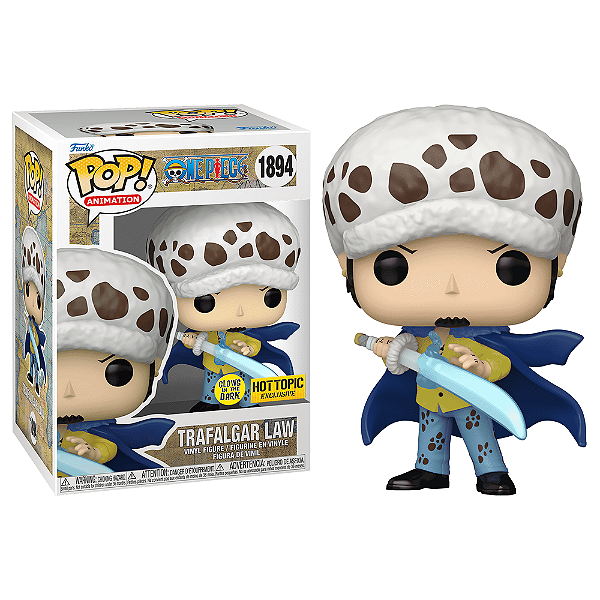 Funko Pop! Animation One Piece Trafalgar Law 1894 Exclusivo Glow